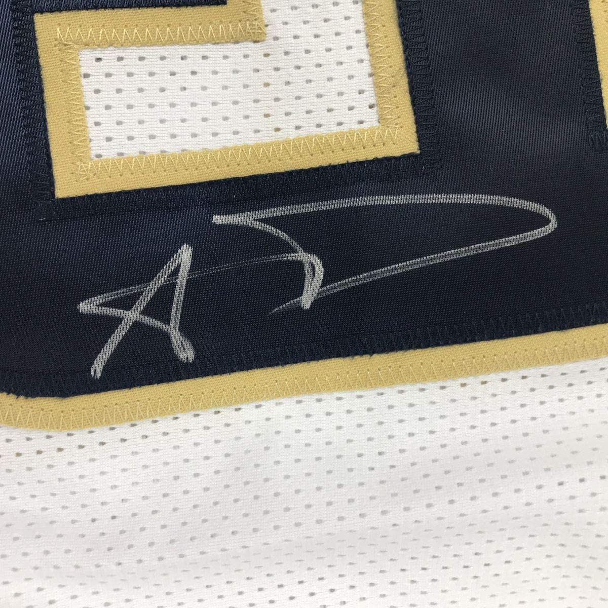 Autographed/Signed Aaron Donald Los Angeles LA Dual Color Football Jersey PSA/DNA COA