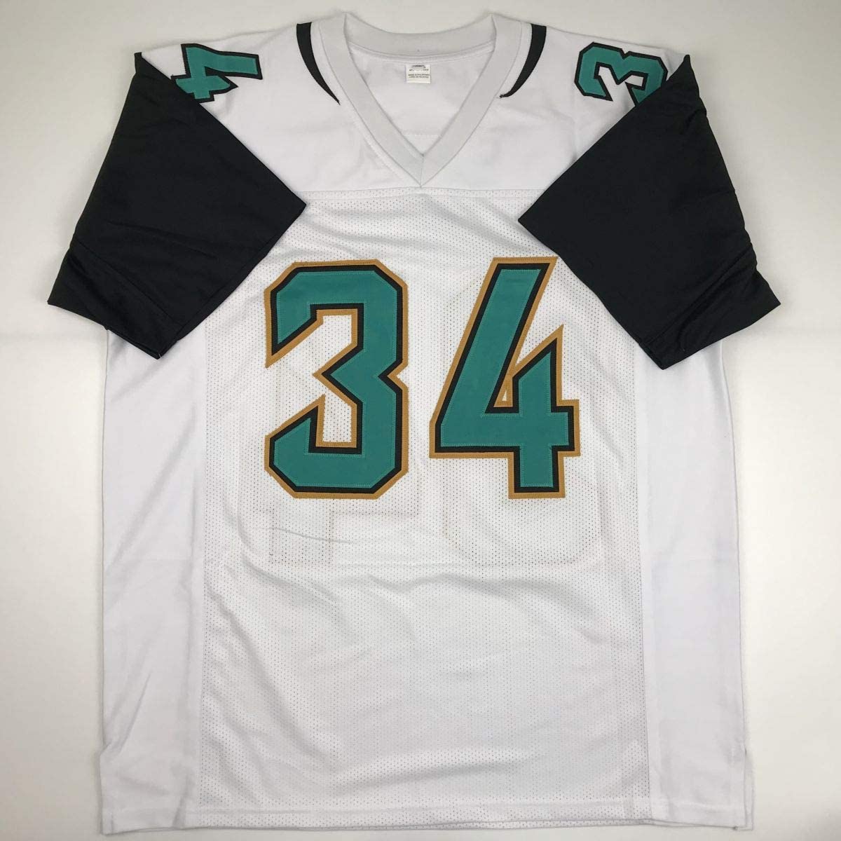 Autographed/Signed Carlos Hyde Jacksonville White Football Jersey JSA COA