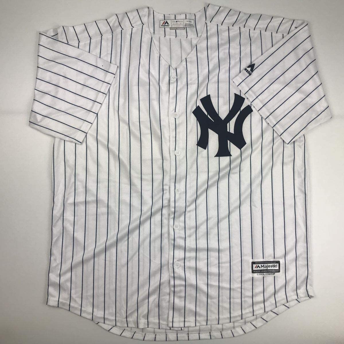 Autographed/Signed Gleyber Torres New York Pinstripe Baseball Jersey PSA/DNA COA