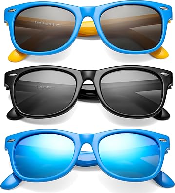 Kids Polarized Sunglasses for Boys Girls ‰ÛÒ TPEE Unbreakable Flexible Frame UV400 Protection Age 3-8