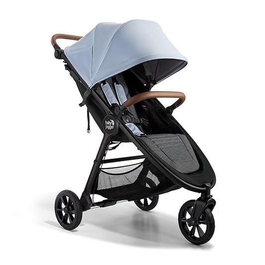 Baby Jogger City Mini GT2 Single Stroller, Eco-Friendly Series, Slate Fog, Four-Way Use with Infant Car Seat Adapters Included