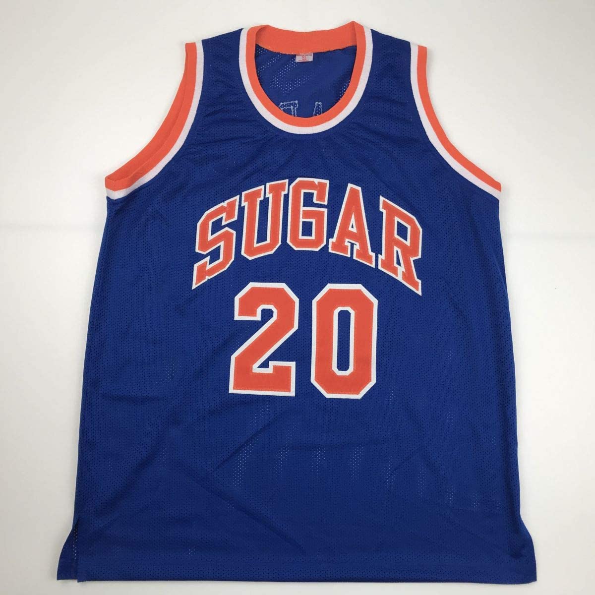 Autographed/Signed Micheal Ray Richardson New York Royal Blue Basketball Jersey PSA/DNA COA