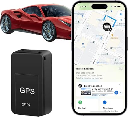 GPS Tracker for Vehicles No Subscription, Mini GPS Tracker Real Time Locator, Magnetic Anti-Theft Micro Vehicle Tracking Device with App for Cars, Kids, Elderly, Pets, Wallet, Luggage