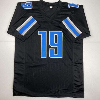 Autographed/Signed Kenny Golladay Detroit Black Football Jersey JSA COA