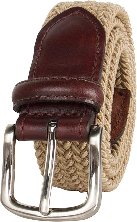 Dockers Boys' Dockers Big Boys' Braided Elastic-Web Stretch Belt