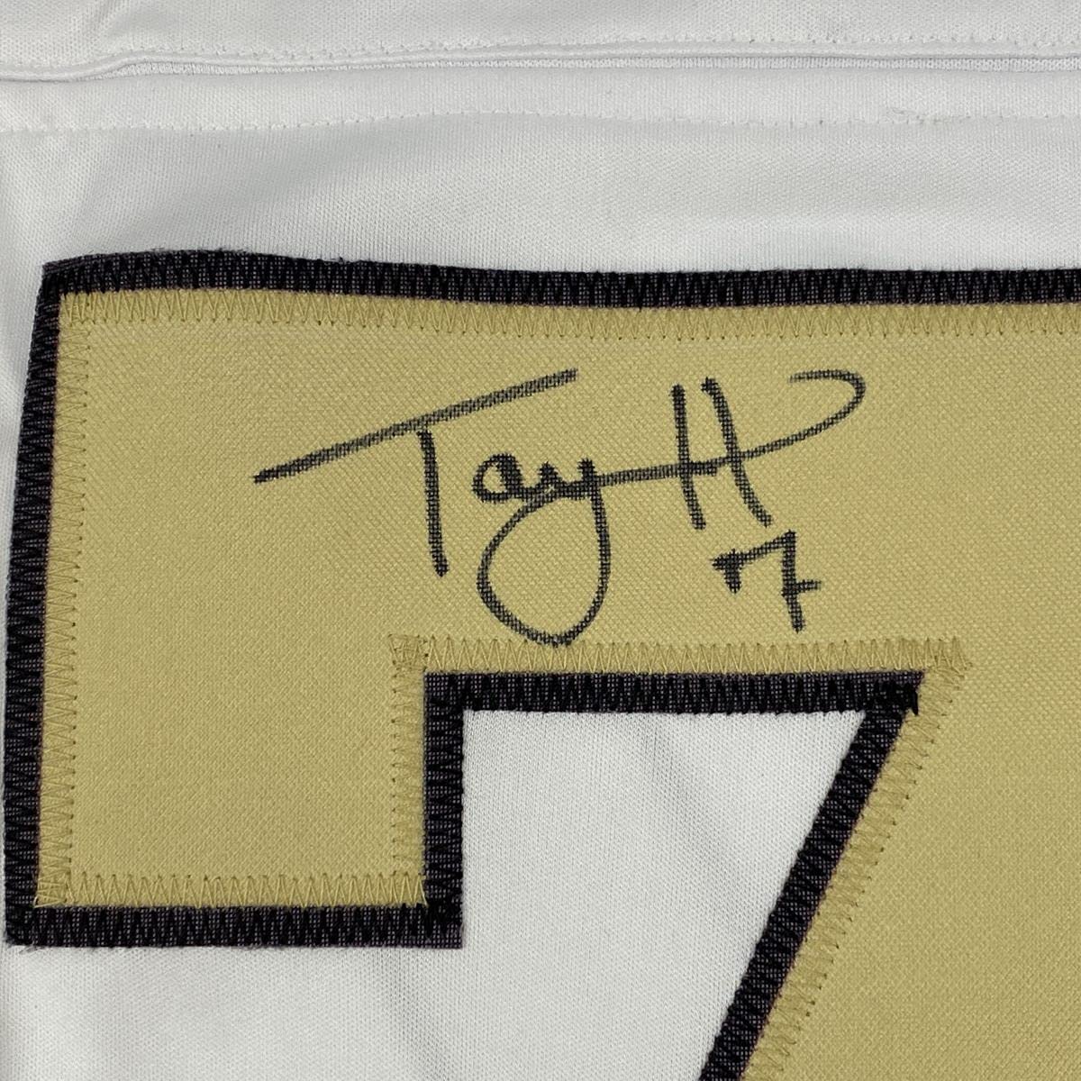 Autographed/Signed Taysom Hill New Orleans Color Rush Football Jersey Beckett BAS COA