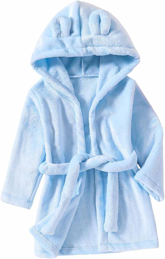 Baby Boys Girls Hooded Warm Fleece Towel _��Ôobe _���athrobe Soft _���ajama _��Õleepwear Winter _���ajamas Print Girls _���j