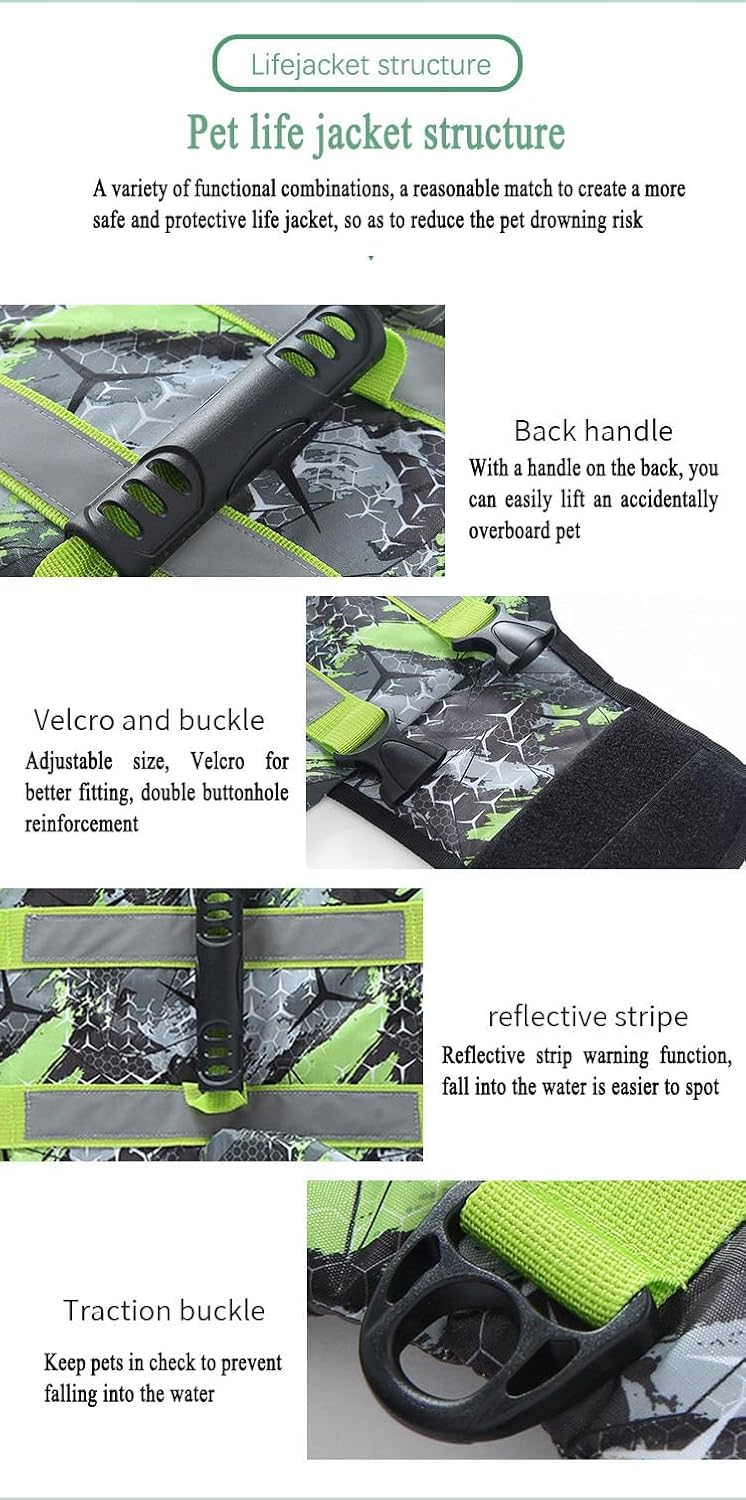 Dog life jacket pet swiming wear