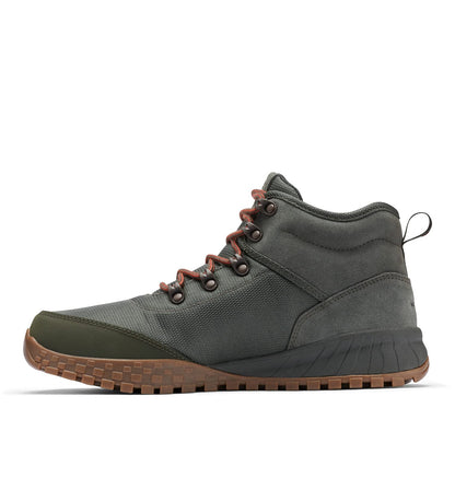 Columbia Men's Fairbanks Mid, Gravel/Dark Moss, 10.5