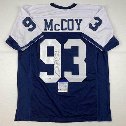 Autographed/Signed Gerald McCoy Dallas Thanksgiving Day Football Jersey PSA/DNA COA