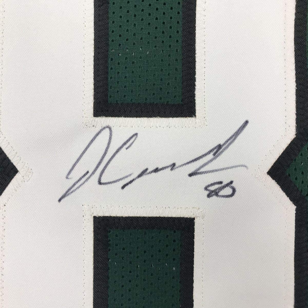 Autographed/Signed Jamison Crowder New York Green Football Jersey JSA COA
