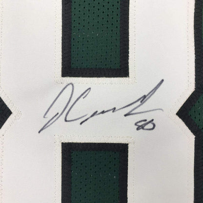 Autographed/Signed Jamison Crowder New York Green Football Jersey JSA COA