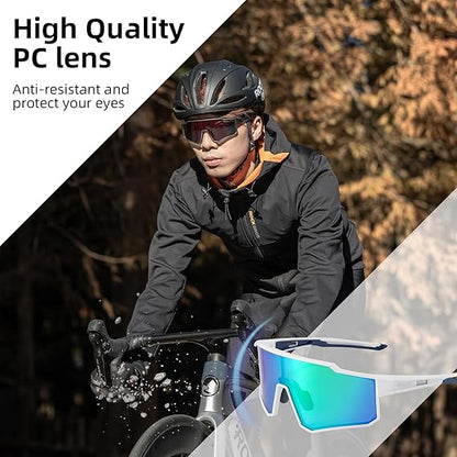 ROCKBROS Polarized Cycling Sunglasses UV400 Protection TR90 Frame Unisex