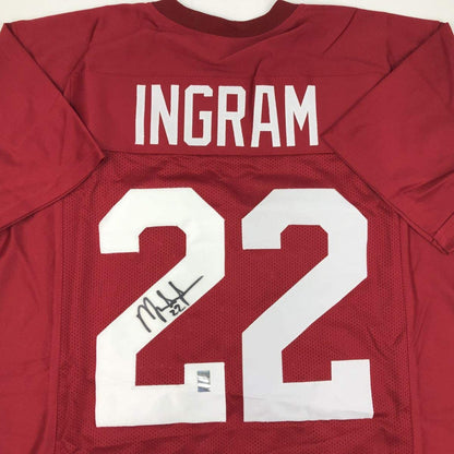 Autographed/Signed Mark Ingram II Alabama Crimson College Football Jersey GTSM COA Holo Only