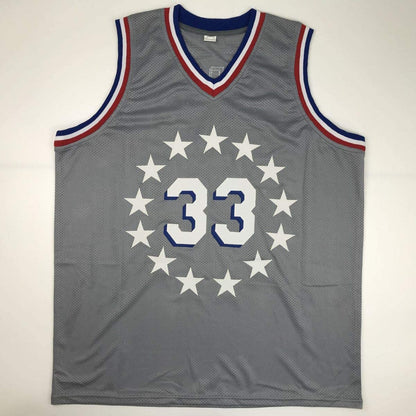 Autographed/Signed Tobias Harris Philadelphia Grey Basketball Jersey JSA COA