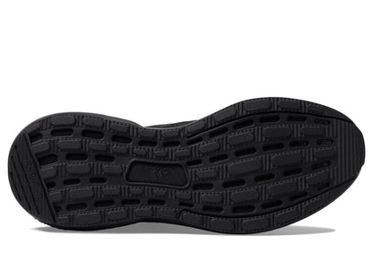 adidas RapidaSport Running Shoe, Black/Black/Black (Elastic), 6.5 US Unisex Big Kid