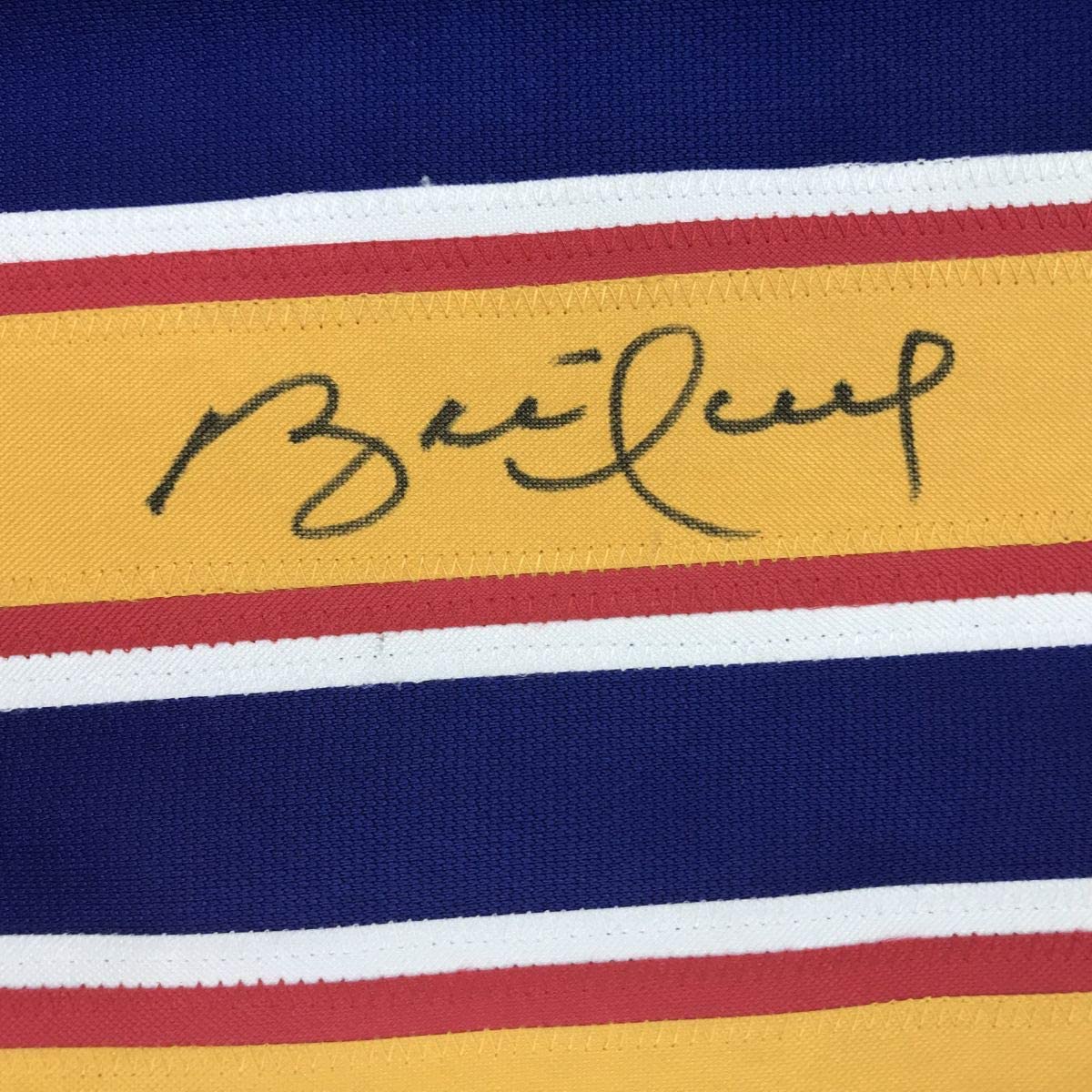Autographed/Signed Brett Hull St. Louis Blue Hockey Jersey RSA COA