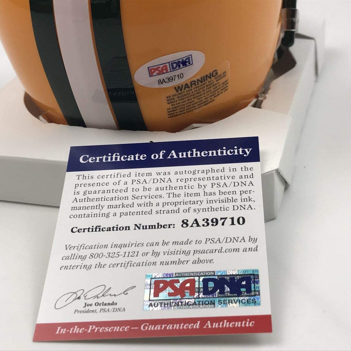 Autographed/Signed Nick Collins Stats Green Bay Packers Mini Football Helmet JSA COA