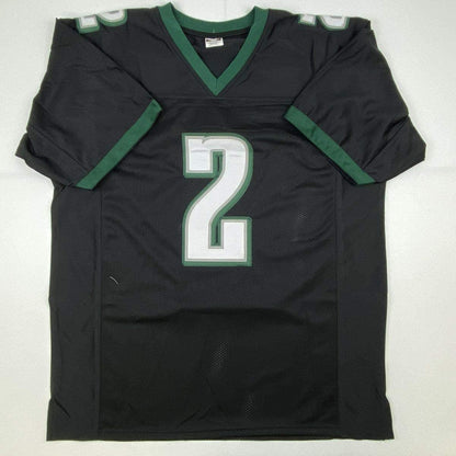 Autographed/Signed Jalen Hurts Philadelphia Black Football Jersey JSA COA