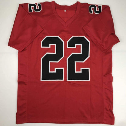 Autographed/Signed Keanu Neal Atlanta Color Rush Football Jersey JSA COA