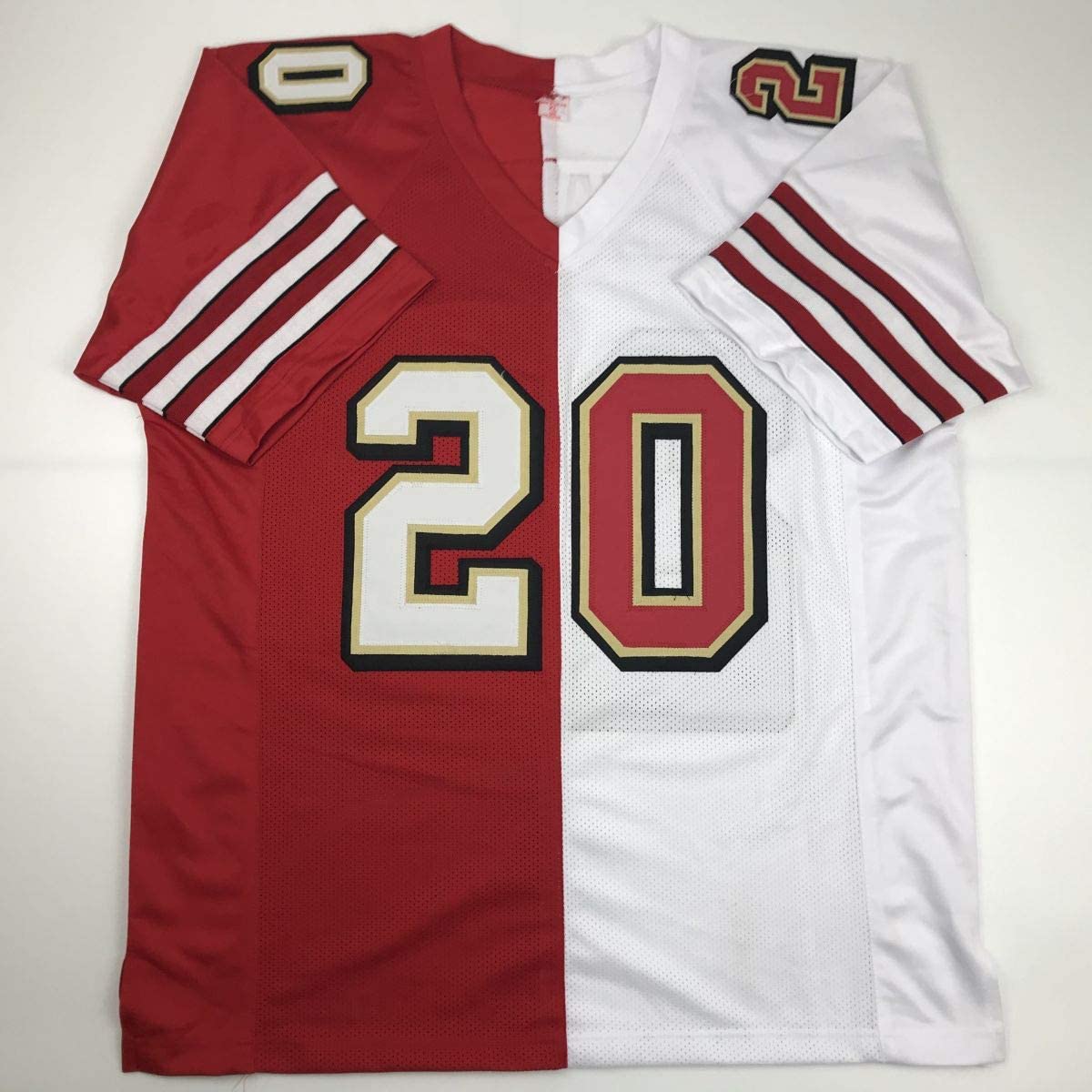 Autographed/Signed Garrison Hearst San Francisco Split Football Jersey PSA/DNA COA