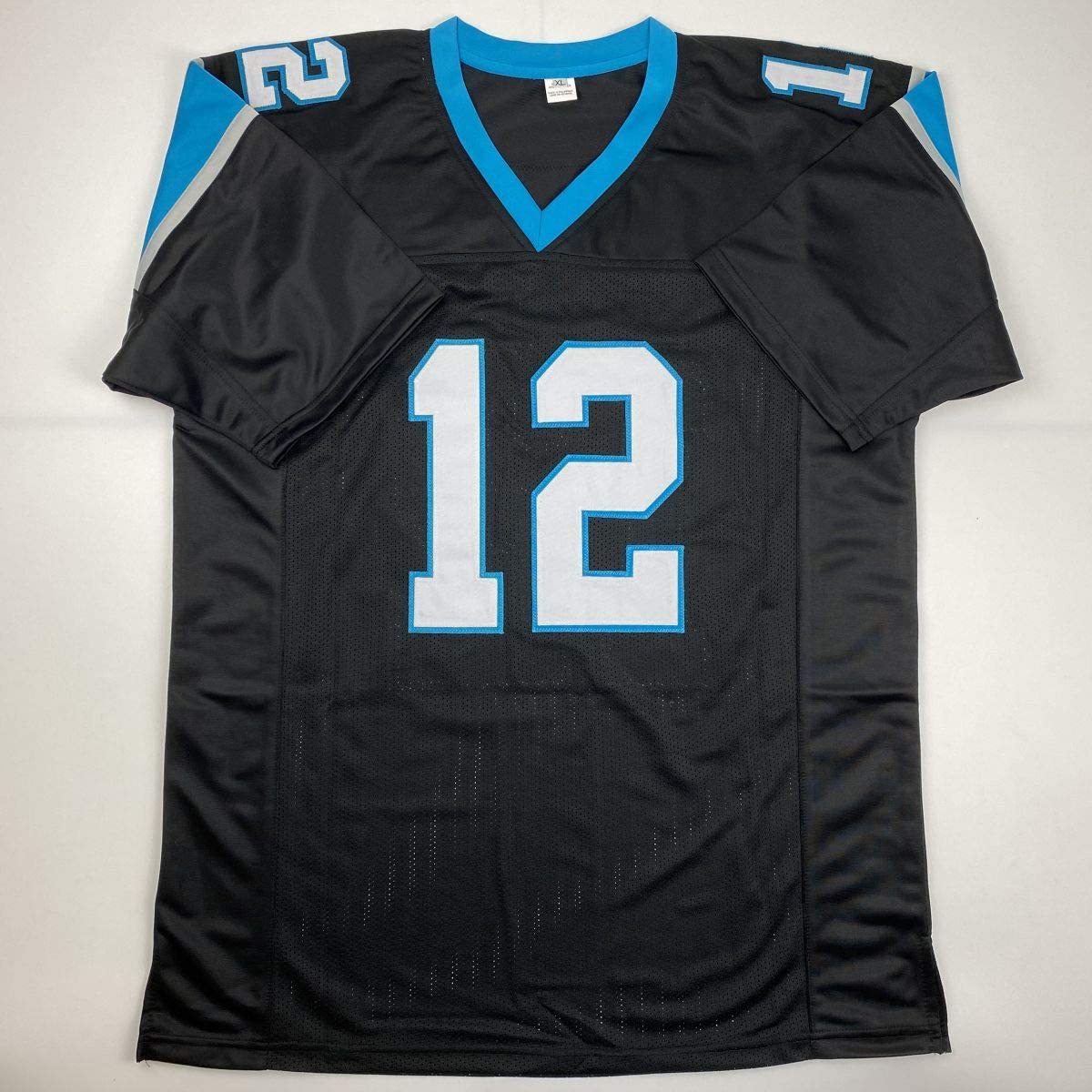 Autographed/Signed DJ D.J. Moore Carolina Black Football Jersey JSA COA