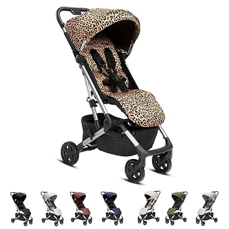Colugo Compact Stroller - One Hand Fold Lightweight Stroller, Travel Stroller, Toddler Stroller, Airplane Stroller, Foldable Stroller with Rain Cover, Backpack and Cup Holder (Wild Child)
