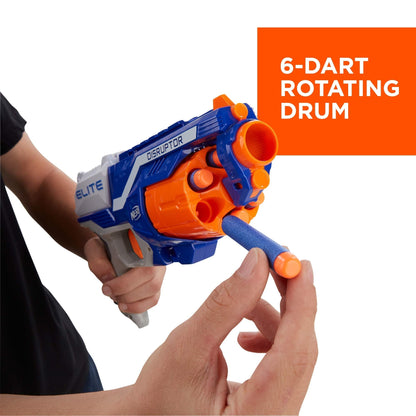 NERF Disruptor Elite Blaster Includes Includes 6 Official Nerf Elite Darts