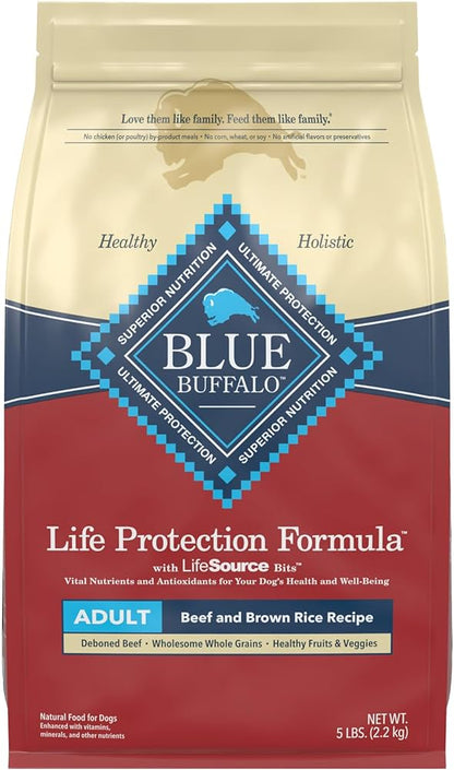 Blue Buffalo Life Protection Formula Adult Beef & Brown Rice Dry Dog Food