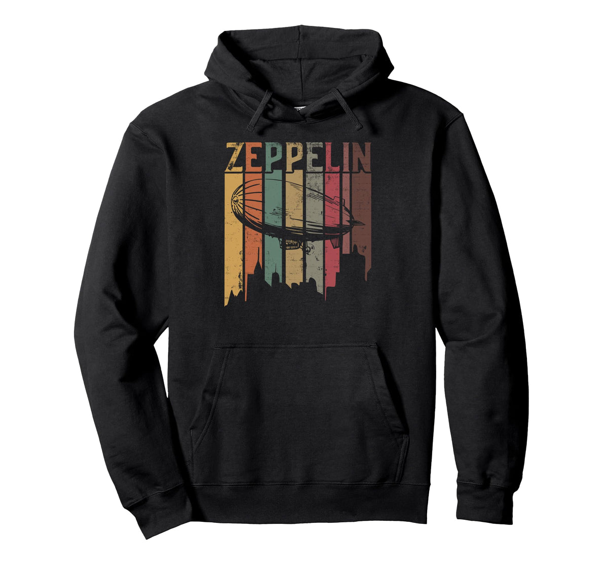Zeppelin Dirigible Airship Hoodie - Casual Everyday Wear for Adults