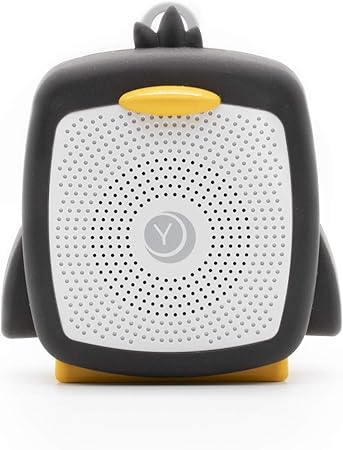 Yogasleep Pocket Baby Soother Penguin, White Noise Machine, 6 Soothing Sounds & Timer for Better Sleep, Includes Brown Noise & Lullabies, Compact Size for Travel & Child Safe, Must Have Registry Gift