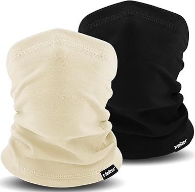 Kids Neck Gaiter Warmer Winter - Protective Face Covering Scarf for Boys & Girls Fleece Windproof Suitable for Skiing