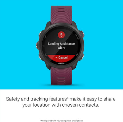 Garmin 010-02120-20 Forerunner 245 Music, GPS Running Smartwatch with Music and Advanced Dynamics, Black