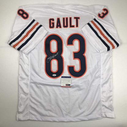 Autographed/Signed Willie Gault Chicago White Football Jersey PSA/DNA COA