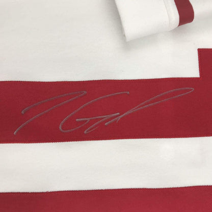 Autographed/Signed Jimmy Garoppolo San Francisco White Football Jersey Tristar COA
