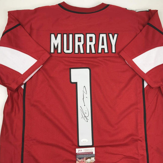 Autographed/Signed Kyler Murray Arizona Red Football Jersey JSA COA
