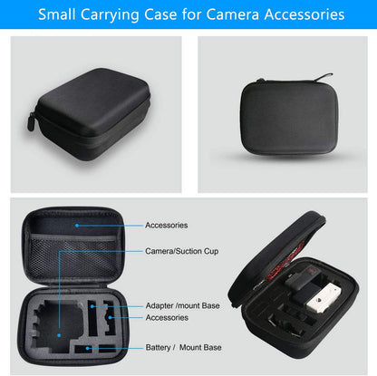 FINEST+ Accessories Kit for GoPro Hero 11/Hero 10/ Hero 9 Black Waterproof Housing+Tempered Glass Screen Protector+Carrying Case+Sleeve Case+Carabiner+Anti-Fog Inserts for Go Pro Hero 11/10/9 Black