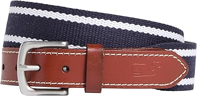 vineyard vines boys Boys Sailors Stripe Canvas Club Belt