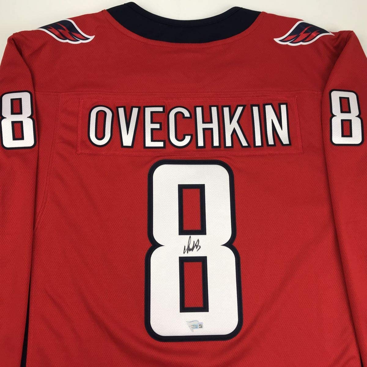 Autographed/Signed Alexander Alex Ovechkin Washington Capitals Red Hockey Jersey Fanatics COA