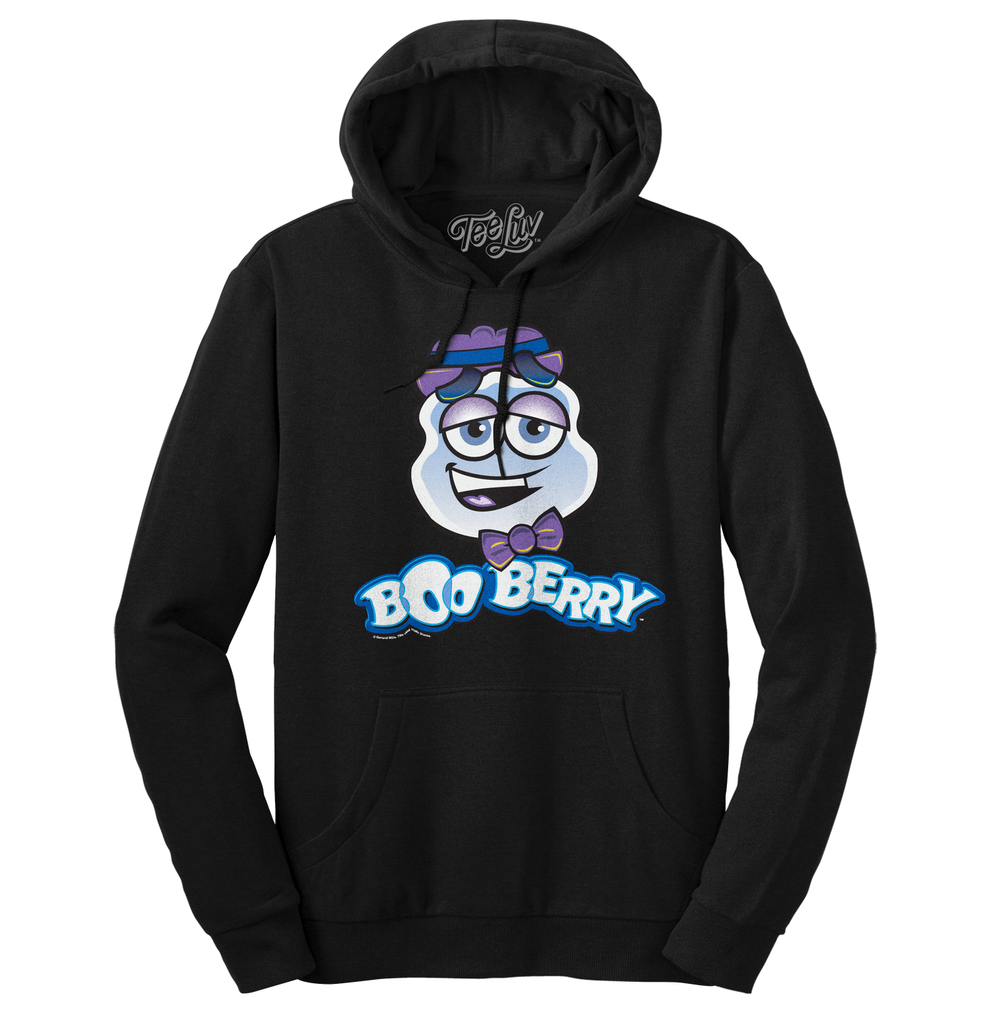 Boo Berry Cereal Logo Hooded Sweatshirt - Black