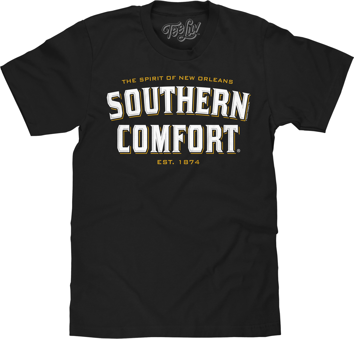 Southern Comfort SOCO Whiskey Logo T-Shirt- Black