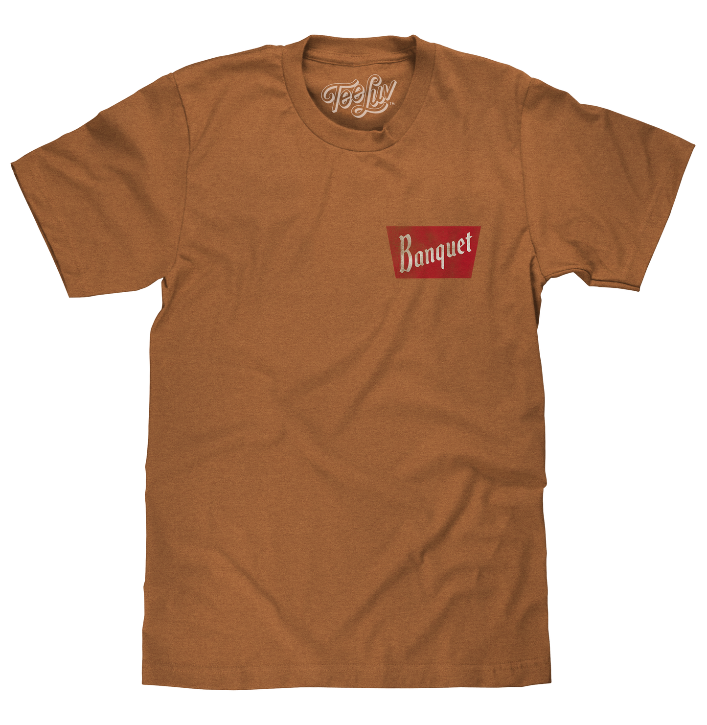 Coors Banquet Rodeo Bull Rider Front/Back T-Shirt - Brown Sugar