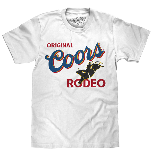 Coors Original Rodeo Beer T-Shirt - White