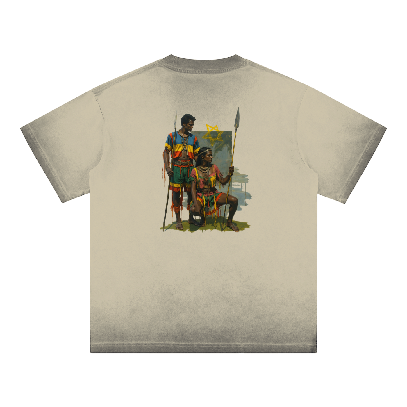 Amaru Khan Stars Truex Reverse Dyed T-shirt