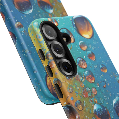 Colorful Water Droplets Tough Phone Case