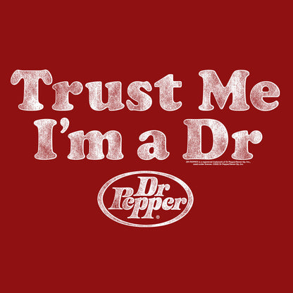 Dr Pepper Trust Me I'm a Doctor T-Shirt - Cardinal Red