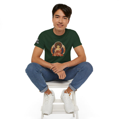 Fine Art Buddha Oil Paint Print Unisex Ultra Cotton Tee