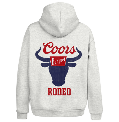 Coors Banquet Rodeo Hooded Sweatshirt - Gray