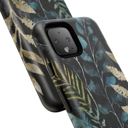 Dark Floral Tough Phone Case