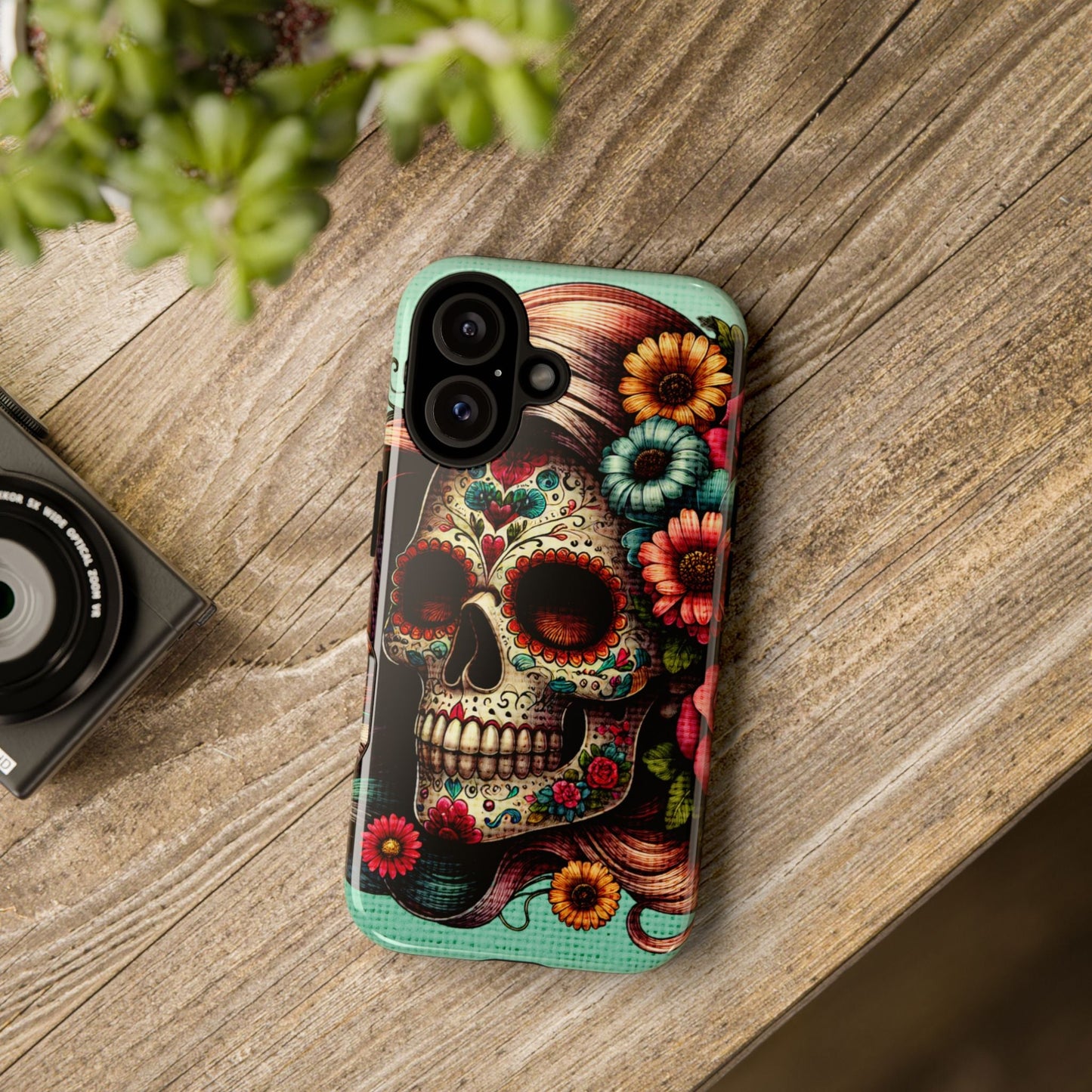 Sugar Skull Tough Phone Case